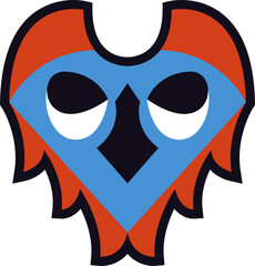 Scary Mask Illustration