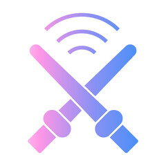 VR controller Gradient icon © Darwin Mulya