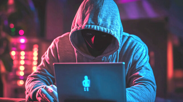 Futuristic Hacker: The Face of Modern Cybercrime
