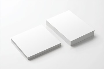 Business Card Mockup on Isolated Background created with Generative AI