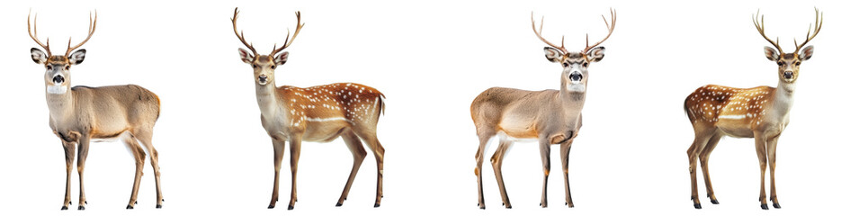 Fototapeta premium deer isolated on a transparent background.PNG