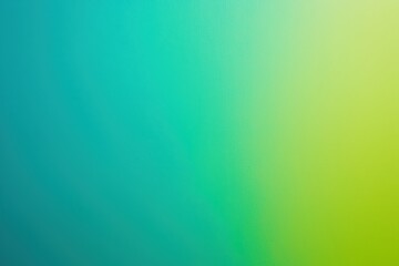 Abstract teal blue blending into green gradient background with copy space