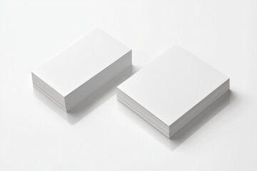 Fototapeta premium Business Card Mockup on Isolated Background created with Generative AI