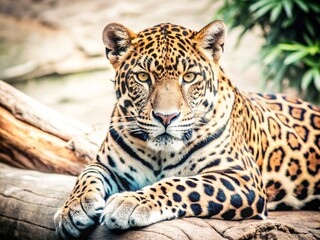 Naklejka premium Majestic Spotted Jaguar Resting