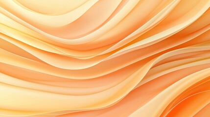 Abstract Orange and Yellow Wavy Background