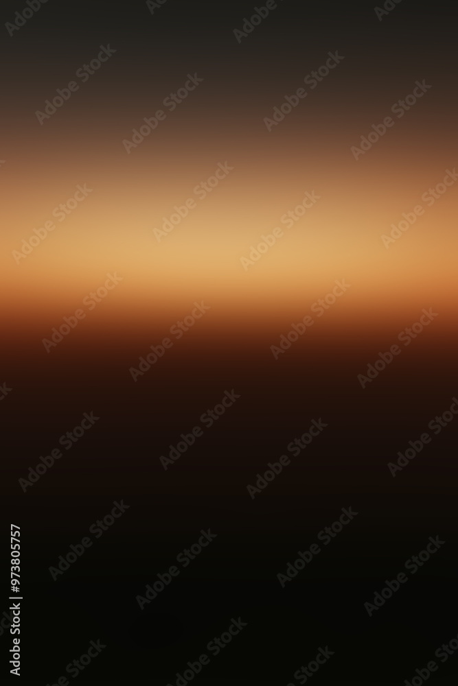Poster orange and black gradient background creating smooth transition