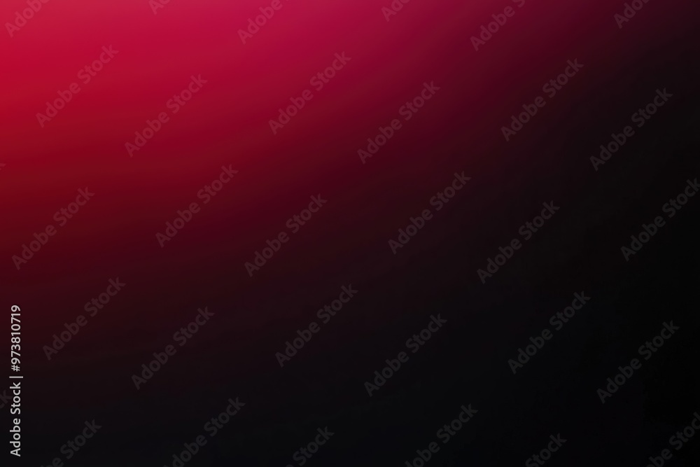 Wall mural Abstract red and black gradient background creating smooth transition