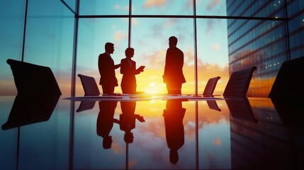 Business meeting with contract approval and liability discussion, legal, corporate
