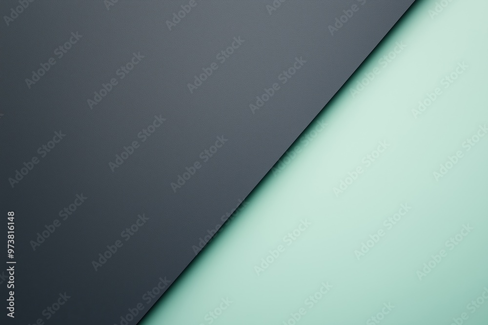 Poster minimalist background with diagonal line separating two colors