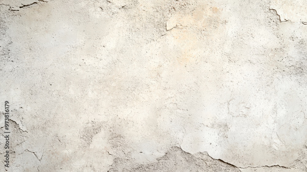 Poster white cracked concrete wall texture background