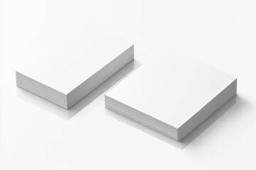 Fototapeta premium Business Card Mockup on Isolated Background created with Generative AI