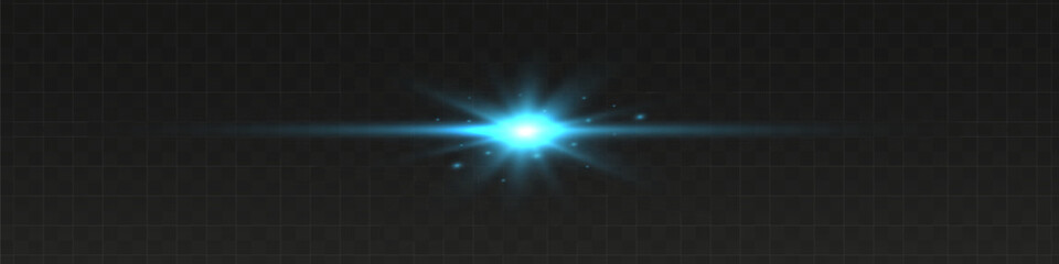 Lens flare vector illustration. Glowing spark light effect isolated.