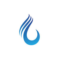 Water drop Logo Template vector