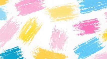 Abstract Watercolor Paint Strokes Background  Pastel Colors