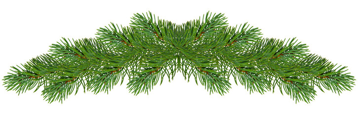 Christmas border, for branches. garland isolated on transparent, png ,for winter holiday season, greeting cards, banners, calendars