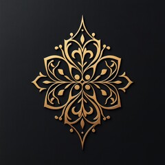 Golden Ornamental Design