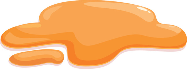 Illustration featuring a vibrant, orange liquid splashing down, creating a dynamic and eye catching visual