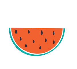 Watermelon Slice Illustration