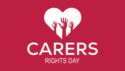 Carers rights day is observed every year on November. Holydays Awareness concept. background, placard, banner template Vector illustration design.
