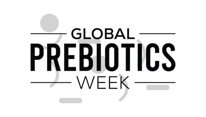 Global Prebiotics week is observed every year on November. Medical Healthcare Awareness concept. background, placard, banner template Vector illustration design.