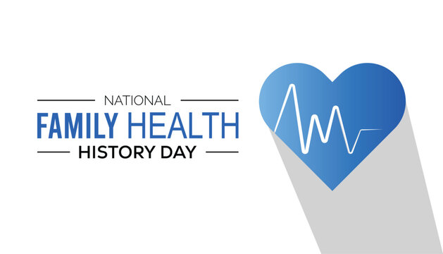 National Family health history day is observed every year on November. Medical Healthcare Awareness concept. background, placard, banner template Vector illustration design.
