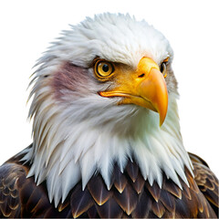 Obraz premium American bald eagle Isolated On Transparent Background