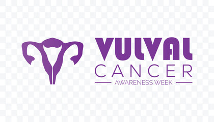 Vulval Cancer awareness week is observed every year on November. Medical Healthcare Awareness concept. background, placard, banner template Vector illustration design.