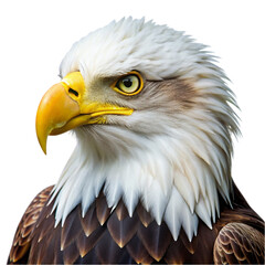 Obraz premium American bald eagle Isolated On Transparent Background