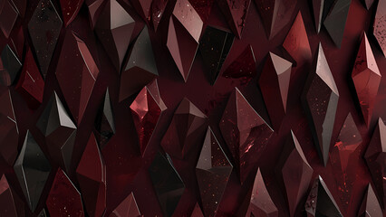 Abstract Crystal Fragments and Velvet Background