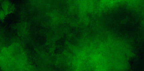 Deep dark green abstract grunge texture, Green art old green paper textured or background, Abstract painting by green watercolor ink, abstract creative clouds covered blur green grunge background.