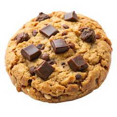 Oatmeal cookie with chocolate