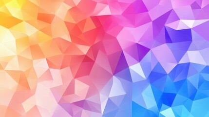 Fototapeta premium Explore a vibrant vector abstract background filled with dynamic geometric triangles for a modern touch.
