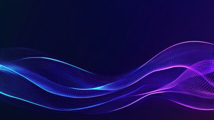 Explore the future of digital technology with this vibrant blue vector design showcasing big data in a low poly style.