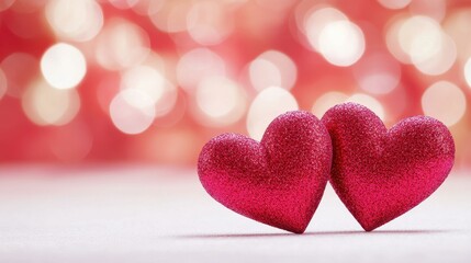 Fototapeta premium Celebrate love this Valentines Day with a clean backdrop that highlights your affection and heartfelt feelings.