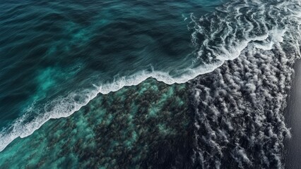 Fototapeta premium oil in the ocean