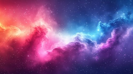 Watercolor style aurora with fluid gradients and ethereal glow.