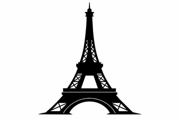 Eiffel Tower  vector art and illustration