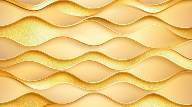 Abstract Gold Wave Pattern Background Design