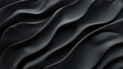 Obraz premium Elegant Dark Abstract Wallpaper, a luxurious black background featuring a sophisticated 3D gradient design, perfect for enhancing digital aesthetics and visual presentations.