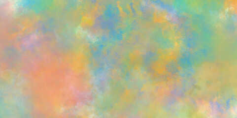 Brush stroked painting of colorful watercolor with holographic color, hand drawn stains watercolor texture,  painted watercolor background design with paint and colorful stains.