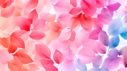 Delicate floral swirls with soft pastel colors, seamless and airy, hand-drawn feel, light and whimsical, ideal for greeting cards.