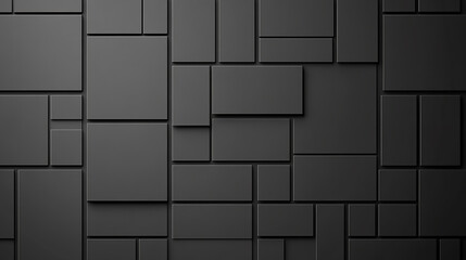 A black and white image of squares and triangles.