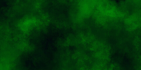 Deep dark green abstract grunge texture, Green art old green paper textured or background, Abstract painting by green watercolor ink, abstract creative clouds covered blur green grunge background.