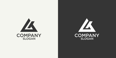 letter G monogram logo design vector illustration	