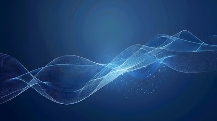 abstract blue background with stars