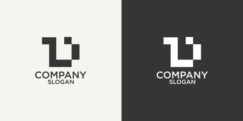 Fototapeta premium letter d abstract monogram logo vector design