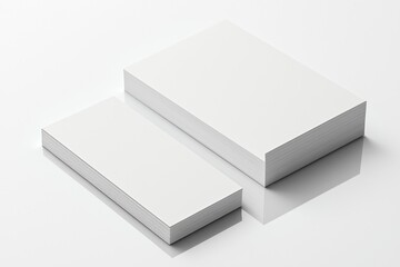 Fototapeta premium Business Card Mockup on Isolated Background created with Generative AI