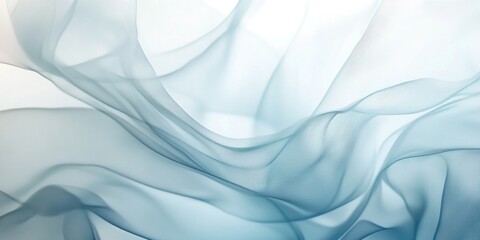 Obraz premium Soft waving smoke lined abstract background in white and grey colors