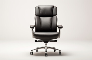 Obraz premium leather office chair with seat and back