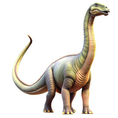 Picture of a Diplodocus, isolated on transparent background, PNG